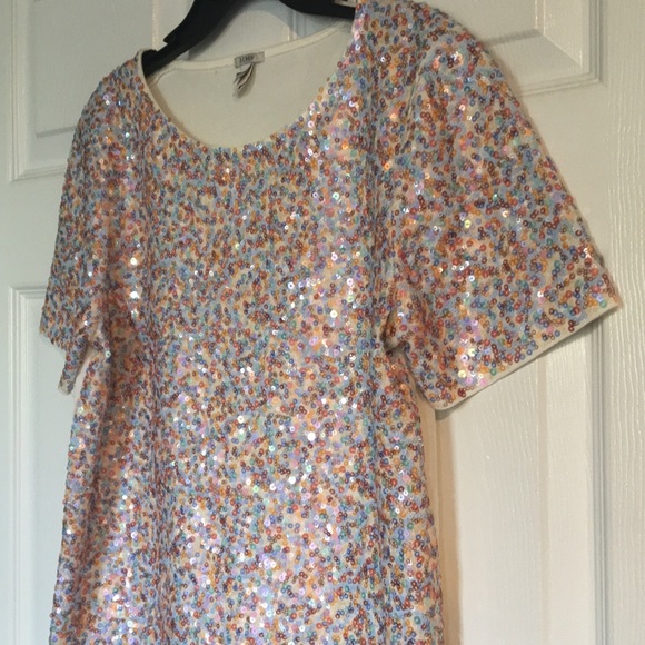 JCrew Cluster Sequin Tee - Picture 3 of 8